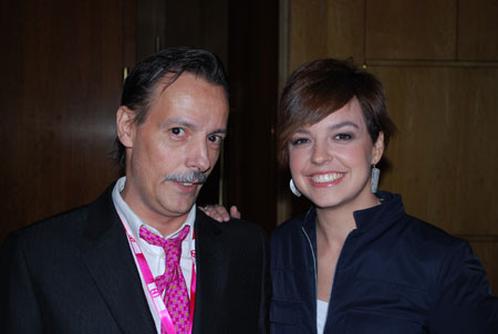 Cristina Villanueva y Jaime Jalon en Ficod 2009