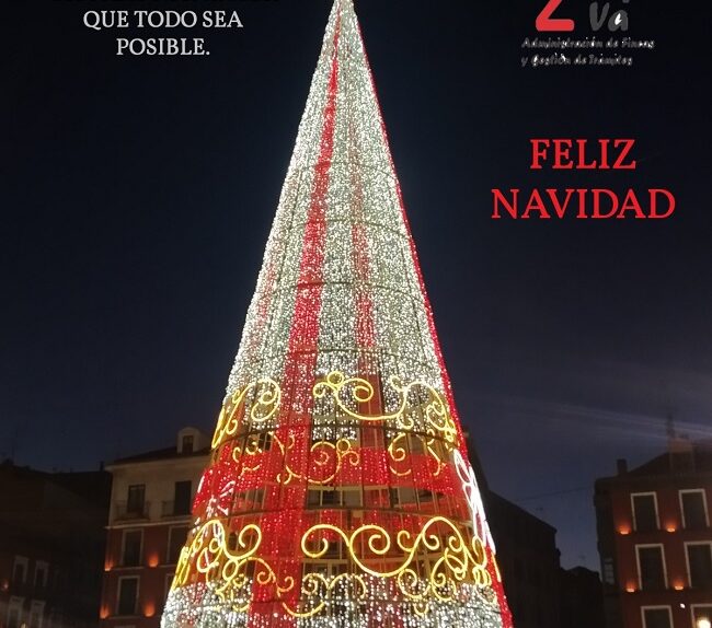 Feliz Navidad Tramita 2 Valladolid administración de fincas y gestión comunidades
