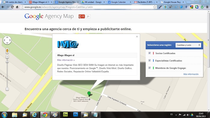 Google-Agency-Map-iMago-iMagen-Desarrollo-Paginas-Web